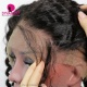 Royal 360 Lace Band Frontal Bleached Knots Virgin Human Hair Italian Curly With Baby Hair