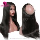 Royal 360 Lace Band Frontal Bleached Knots Virgin Human Hair Straight With Baby Hair