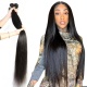 1 Bundle Good Quality Straight Hair Weft Wholesale Brazilian Standard Virgin Hair Black Color Long Hair Extensions