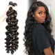 3 or 4 Bundle Deals Standard Hair Extension Brazilian Loose Wave 100% Unprocessed Extensions