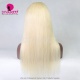 Color 613# U Part Wigs V Part Wigs 200% Density Blonde Straight Virgin Human Hair Wigs