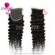 HD 5x5 Lace Closure Human hair With Baby Hair Pre Plucked Natural Color