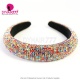 Baroque Headband Wide-brimmed Sponge Rhinestone Headband 