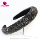 Baroque Headband Wide-brimmed Sponge Rhinestone Headband 