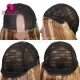Highlight Color P4/27 U Part Wigs 200% Density Straight Virgin Human Hair Wigs