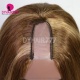 Highlight Color P4/27 U Part Wigs 200% Density Straight Virgin Human Hair Wigs