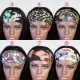 Highlighted Color P4/27# Headband Wigs 3/4 Half Wig 200% Density Human Hair Wigs 100% Human Hair 