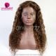 Highlights P4/27 Full Frontal 13x4 Lace Wigs 150% Density Straight Body Wave Virgin Human Hair With Natural Hairline