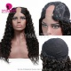 (20% off summer sale items)2*4 U Part Wigs Deep Wave 150% Density #1B Virgin Human Hair