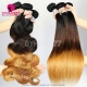 T1B/4/27 Three Tone Ombre Color 14A Royal Grade Body Wave Straight 100% Virgin Hair Extension 1 Bundles