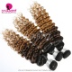 T1B/4/30# Three Tone Ombre Color 14A Royal Grade Deep Wave Body Wave 100% Virgin Hair Extension 1 Bundles