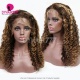 Highlights P4/27 Lace Frontal Wigs 130% Density Loose Deep Wave Virgin Human Hair With Natural Hairline