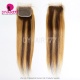 Highlights Color P4/27# Lace Top Closure Straight Hair Body Wave Deep Wave Human Virgin Hair 