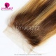 Color P4/27 Highlights Lace Top Closure (4*4) Straight Hair Human Virgin Hair 