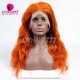 Stylist Wig As Picture 100% Virgin Human Hair Wavy Fire Color 130% Density Lace Frontal Wigs