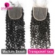 Lace Top Closure (4*4) Deep Curly Human Virgin Hair Freestyle Free Part Middle Part Two Part Three Part