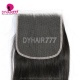 Royal Single Knots HD Swiss Lace 6*6 Closure Human hair With Baby Hair Pre Plucked Natural Color