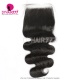 6x6 Lace Top Closure Human Virgin Hair Freestyle Free Part Middle Part Two Part Three Part