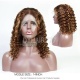 Bob Wigs Deep Wave Highlighted Color 13*4 Lace Frontal Wigs 180% Density 100% Human Hair 