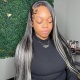 Highlighted Lace Wig 4*4 Closure Wigs 180% Density Straight Hair 100% Unprocessed Virgin Human Hair