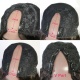 150% Density #1B U Part Wigs V part Wigs Virgin Human Hair Wigs