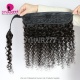 Velcro Big Ponytail Wrap Around Clip In Ponytail Remy Hair Extensions Top Quality Natural Color