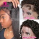 Color 1B# 13*4 Lace Frontal Wigs Straight Hair 130% Density Top Quality Virgin Human Hair 