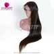 HD Full Lace Wigs 130% Density 1B# Top Quality Virgin Human Hair Natural Hairline Natural Color