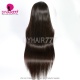 HD Full Lace Wigs 130% Density 1B# Top Quality Virgin Human Hair Natural Hairline Natural Color