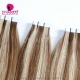 1Pack Color P4/27# Tape in Tape Hair Extension 20pcs 50g Straight Hair Virgin Hair