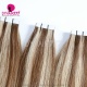 Royal Grade P4/27 Tape in Tape Hair Extension 20pcs 50g Straight Hair Virgin Hair Wholesale Human Hair Weaves with extra tape for a reinstall