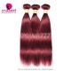 Reddish Brwon Color 33B Royal Body Wave Straight Virgin Human hair Extension 1 Bundle 