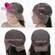 Color 1B# 13*4 Lace Frontal Wigs Natural Wave 130% Density Top Quality Virgin Human Hair 