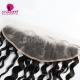 Transparent/Brown 13x4 Lace Frontal Human Virgin Hair Water Wave Natural Color