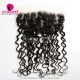 Transparent 13x6 Lace Frontal Water Wave Human Virgin Hair Natural Color