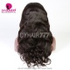 (Upgrade) Transparent Full Frontal 13x4 Lace Wigs 200% Density Virgin Human Hair Knots Bleached Pre Plucked Natural Color