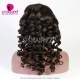 Glueless HD Swiss 13x4 Full Lace Frontal Wigs 200% Density Virgin Human Hair Knots Bleached Pre Plucked Natural Color
