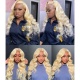 Glueless Color 613# HD Swiss Lace 4x4/5x5 Closure Wig 200% Density Virgin Human Hair Small Knots
