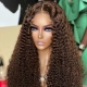 Chestnut Brown 5x5 Hd Lace Wigs 200% Density Glueless Wig 100% Human Hair 