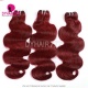 Color 99J Burgundy Royal Straight 100% Virgin Hair Extension 1 Bundles