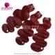 Color 99J Burgundy 14A Royal Grade Straight 100% Virgin Hair Extension 1 Bundles
