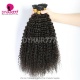 Kinky Curly Virgin Human Hair Weave Styling Stick I Tip #1b 100g