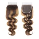 Highlights Color P4/27# Lace Top Closure Straight Hair Body Wave Deep Wave Human Virgin Hair 