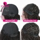 Beginner Friendly U Part Wigs V Part Wigs 300% Density Virgin Human Hair Wigs Natural Color 1B#