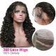 360 Lace Wig 150% Density Pre Plucked Virgin Human Hair Loose Wave Natural Color