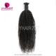 1Pack Kinky Curly Bulk Braiding Hair 100% Virgin Human Hair Weaving No Weft Natural color 1B 100grams/PACK