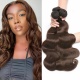 1 Bundle Color 4# Royal Grade Human Hair Weave Bundles Hair Extensions