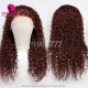 Auburn Reddish Brown Color 33B Full Frontal 13x4 Lace Wig 180% Density Straight Hair Virgin Human Lace Wigs