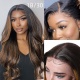 Highlighted Color HD 5x5 Lace Closure Wig 200% Density Pre Plucked Glueless Virgin Human Hair Lace Wigs
