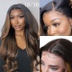 Highlights Color 1B/30 1B/27 HD Swiss 5x5 Lace Closure Wig 200% Density Pre Plucked Glueless Virgin Human Hair Lace Wigs